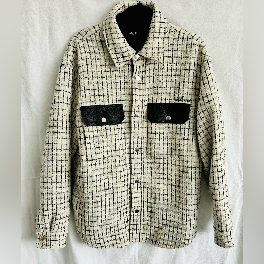 Authentic AMIRI Quilted Plaid Jacket